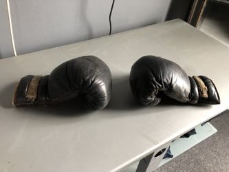 Old boxing gloves