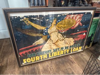 Huge war bonds savings ww1 Americana needs restoration