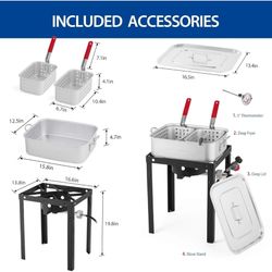 brand New Never Used Inbox Bass Pro Shop 18 Quart Fryer