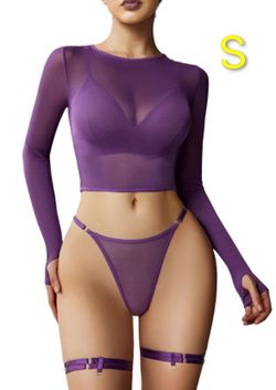 Super Cute Small Lingerie/ New/ $25 Cash Only/ Blue Diamond And Rainbow 