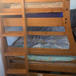 Wood Bunk Bed