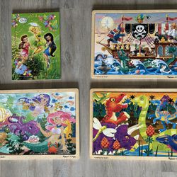 Melissa And Doug And Disney Wooden Puzzles