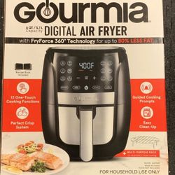 Gourmia 6qt 5.7L digital air fryer 