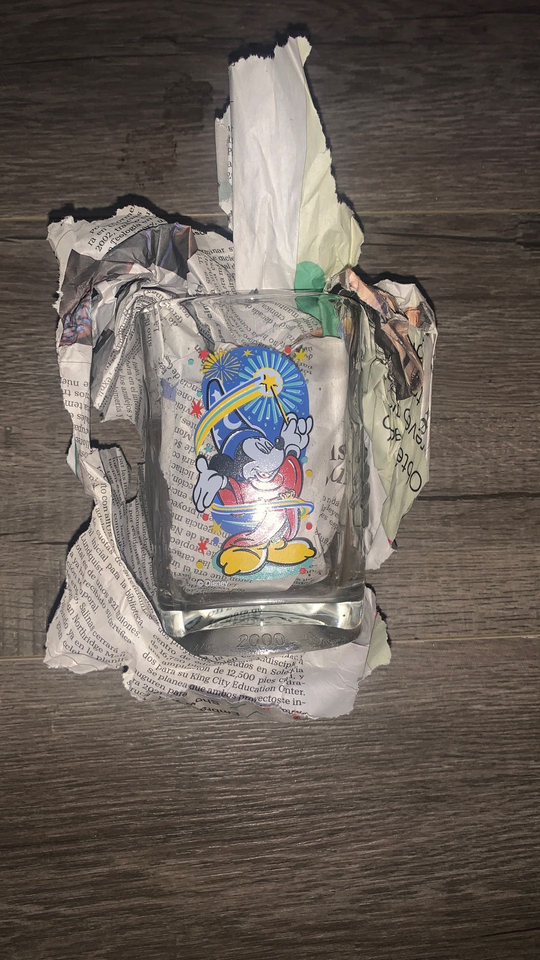 Mickey Mouse Drinking Glass