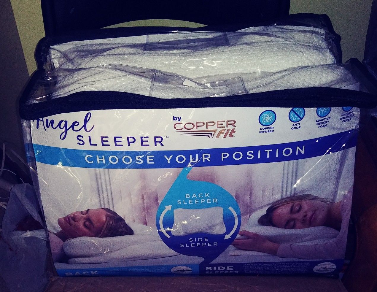 Angel Sleeper Pillows by Copper Fit
