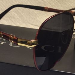 New , red/black sunglasses