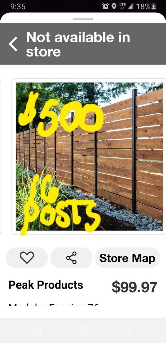 PEAK ALUMINUM MODULAR FENCE POSTS