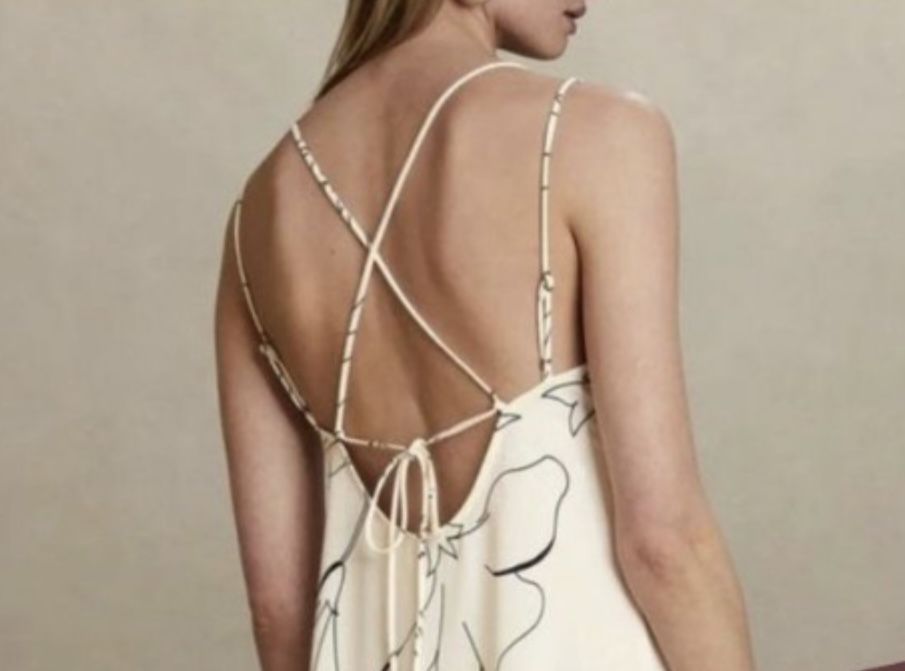 TWIST-FRONT MAXI SLIP DRESS