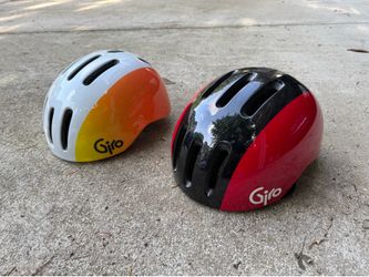 TWO Giro youth helmets (priced each)