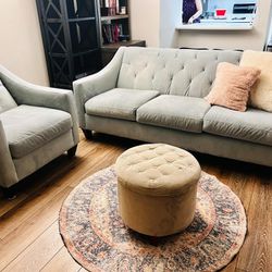 Couch And Matching Armchair Set