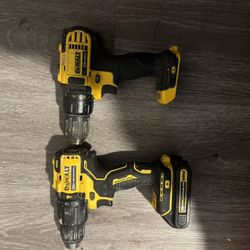 2 Dewalt 20v Drills