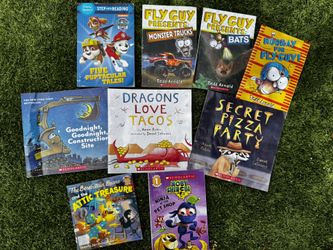 Set of 9 young readers books (1 is multi story)