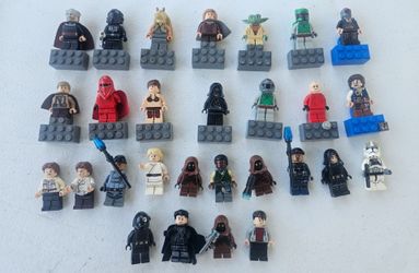 $120  Star Wars Authentic Lego Mini Figures Lot