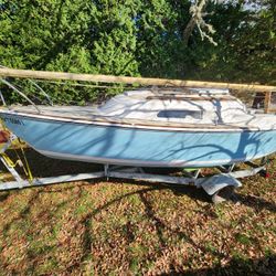 1974 Oday Sail Boat 20ft & Trailer BEST OFFER