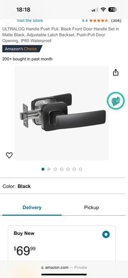 Ultraloq Handle Push Pull