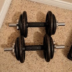 40 lb. Adjustable Dumbbells