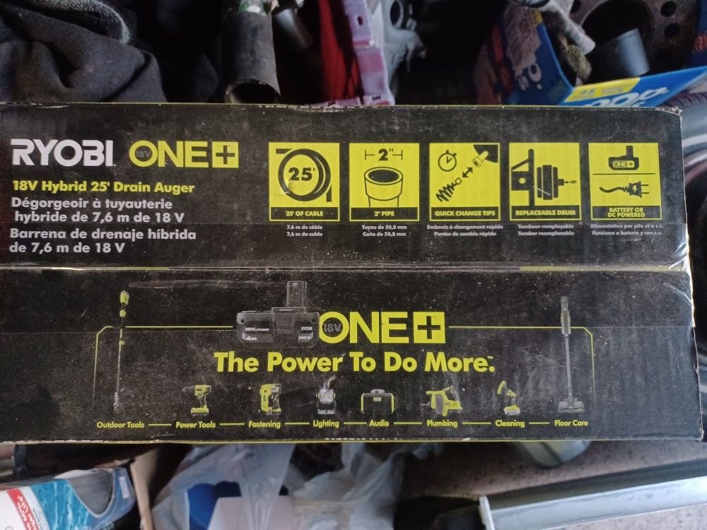 Ryobi Drain auger for Sale in Spring Valley, CA OfferUp