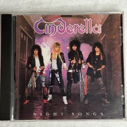 Cinderella – Night Songs (CD, 1986 Mercury Records) Glam Metal / Hard Rock