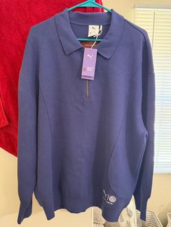 Men's PUMA x Schomburg 1/4 Zip sweater size XL