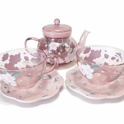 Starbucks Korea Sakura Glass Tea Set – Seasonal Collection