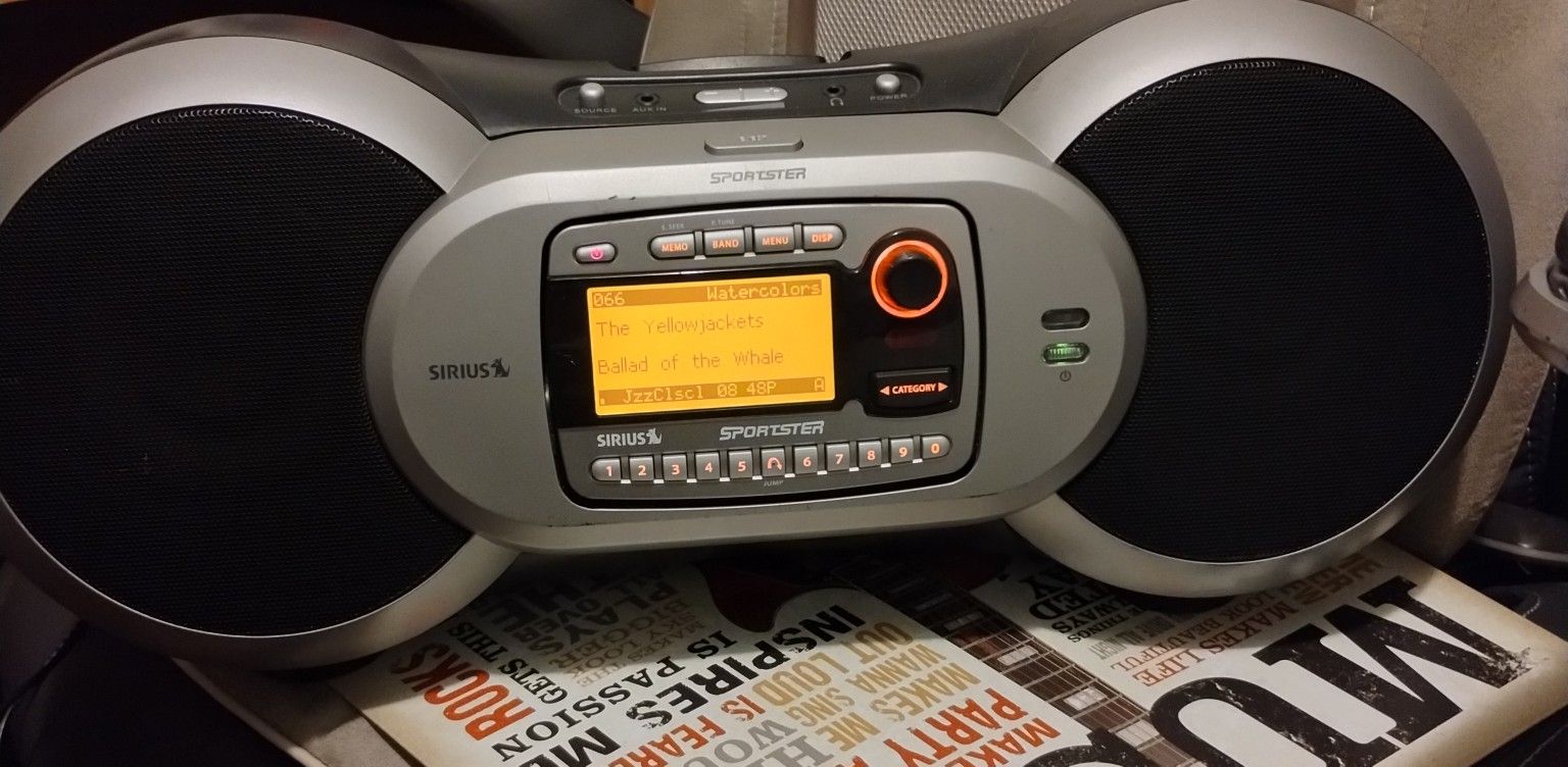 Sirius Satellite Boombox Radio