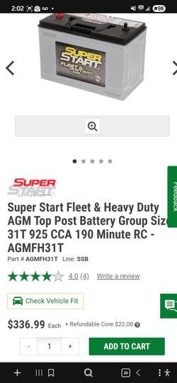 Car Battery brand new