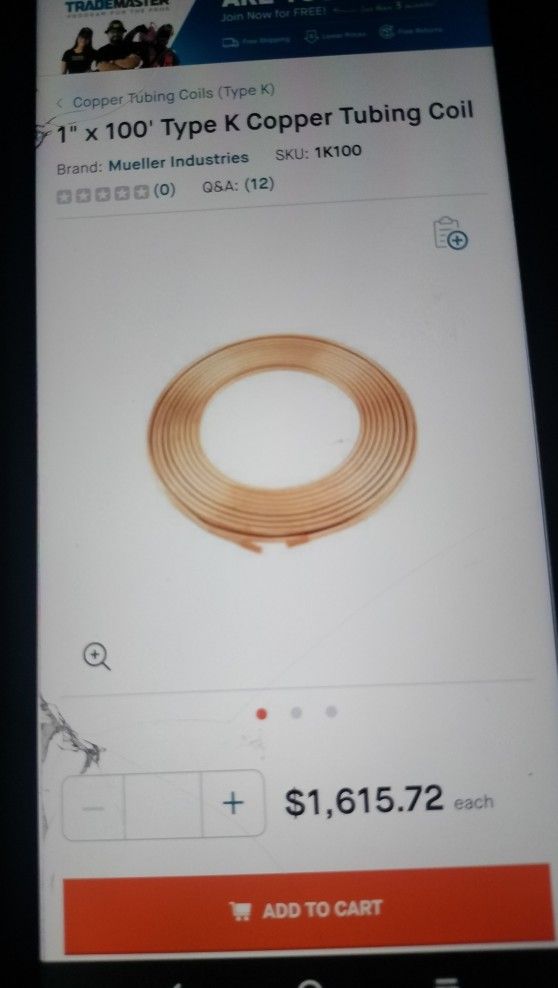 Copper Tubing Coil