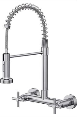 Hurran Wall Mount Kitchen Faucet
