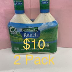 family Size Bottles Ranch Dressing 