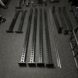REP PR 5000 Power Rack With Lat Pulldown 