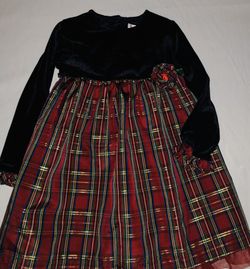 Holiday velour dress size 4T