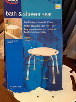 Bath and shower seat