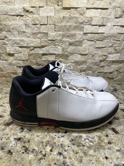 Air Jordan Team Elite 2 Low White Black Men Size 10.5 Shoes Sneakers