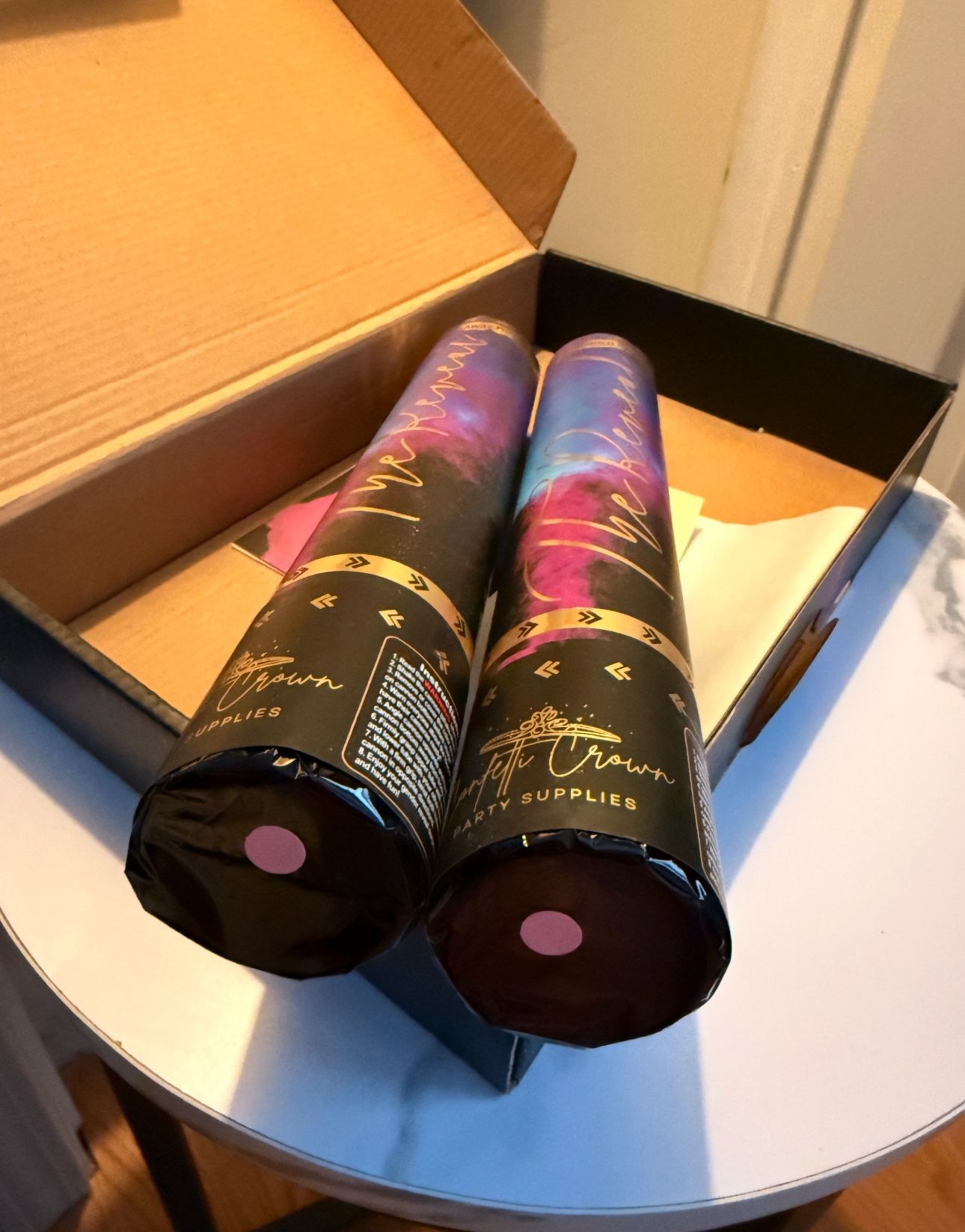 Gender Reveal Confetti Cannons