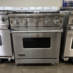 VIKING 30”WIDE GAS RANGE STOVE IN STAINLESS STEEL 