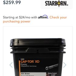 Trex Screws- Color saddle