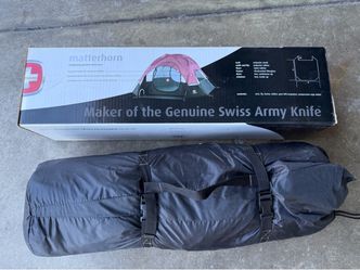 Wenger Matterhorn 4-Person Camping Tent - New in unopened box plus 1 used one free