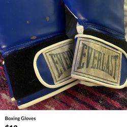 Boxing Gloves Blue For 12$