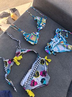 Lot of 2 Bikini Sets Mixed Prints