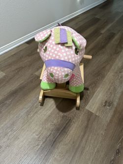 Baby Toddler Plush Rocking Horse Toy 