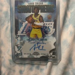 Topps Chrome Auto Of Adou Thiero 