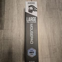 Glorious White Large Mouse Pad