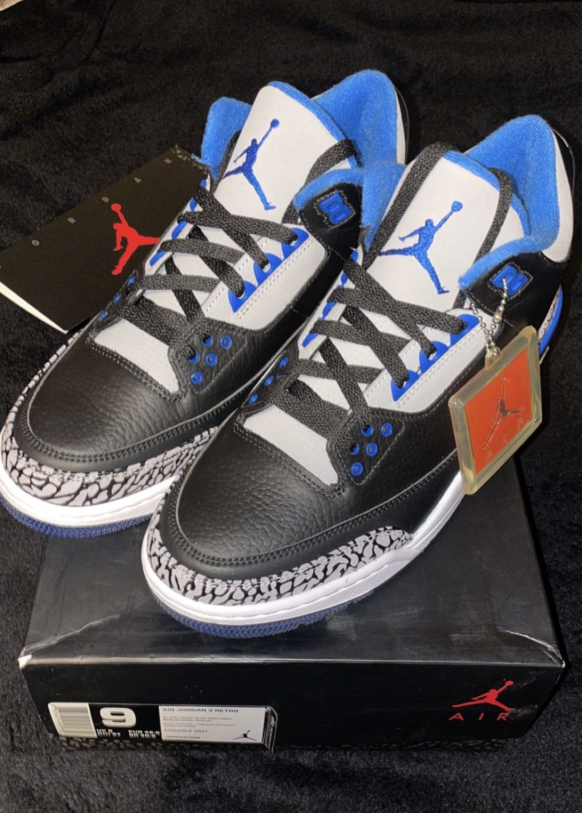 Air Jordan Retro 3 Sport Blue DS New In Box (2014)