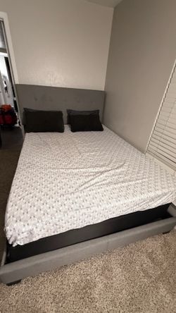 Queen Size- Bed frame & mattress set!