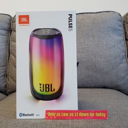JBL Pulse 5 Bluetooth Speaker - $1 DOWN TODAY, NO CREDIT NEEDED