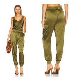 Cami NYC Silk Cargo Pants