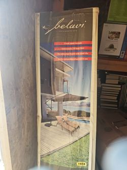 Belavi 10 Foot Crank-Open Patio Umbrella
