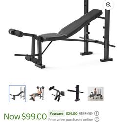 work out bench and weights