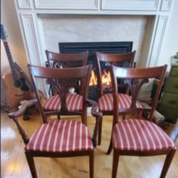 Four Matching CHAIRS.. SOLID OAK