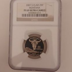 Montana 2007 S Clad Quarter 